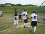 Tournoi de Softball Touristes: Vikings Prix-les-Mzires - Fred marque un point