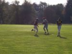 course de Fred en premire base - Baseball Ardennes / Softball Ardennes